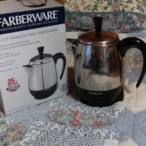 Farberware steel percolator